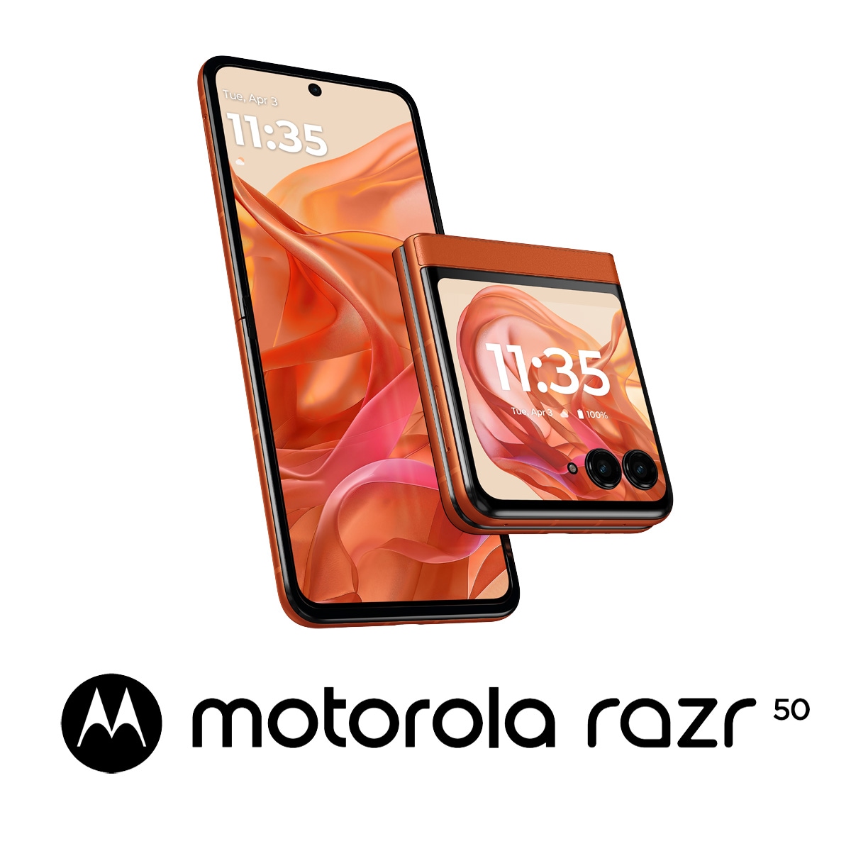Motorola（モトローラ） PB230002JP motorola razr 50（12GB/512GB） - スプリッツオレンジ（SIMフリー版） PB230002JPRAZR50