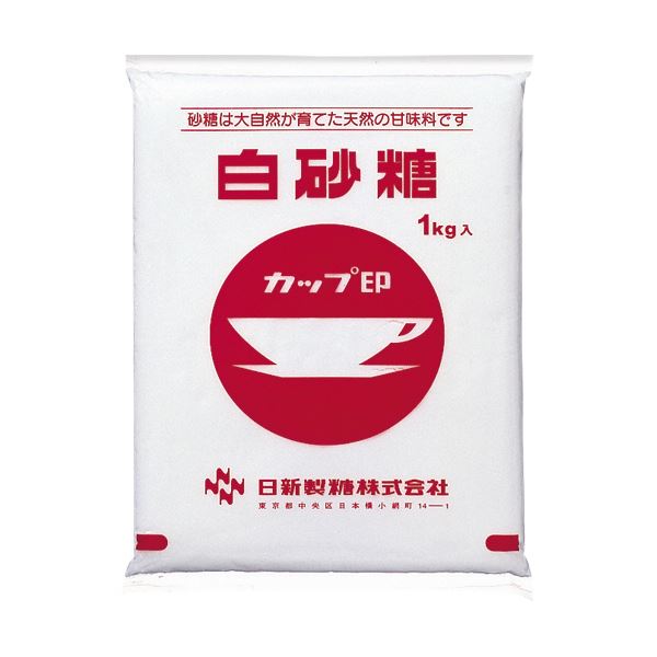 （まとめ）日新製糖 カップ 印 白砂糖（上白糖）1kg 1袋(×20セット) 8,494円
