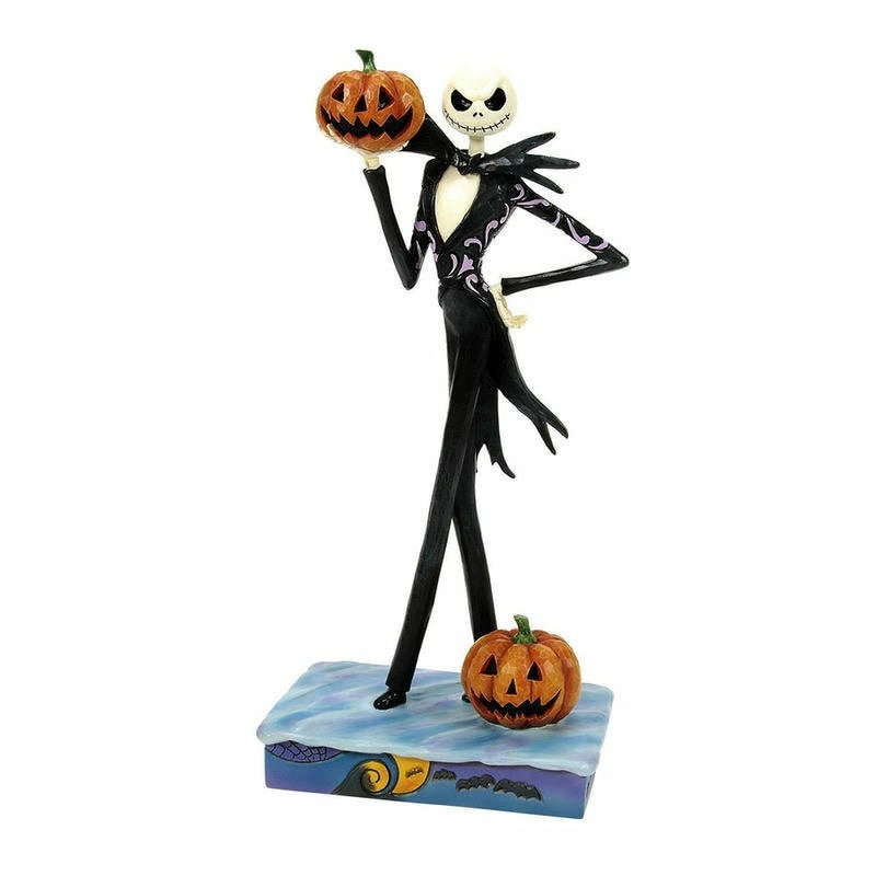 ジャック ホールディング パンプキン ナイトメアービフォアクリスマス フィギュア 置物 人形 ディズニー トラディション ギフト インテリア コレクターズアイテム 正規輸入品 Disney Tradi