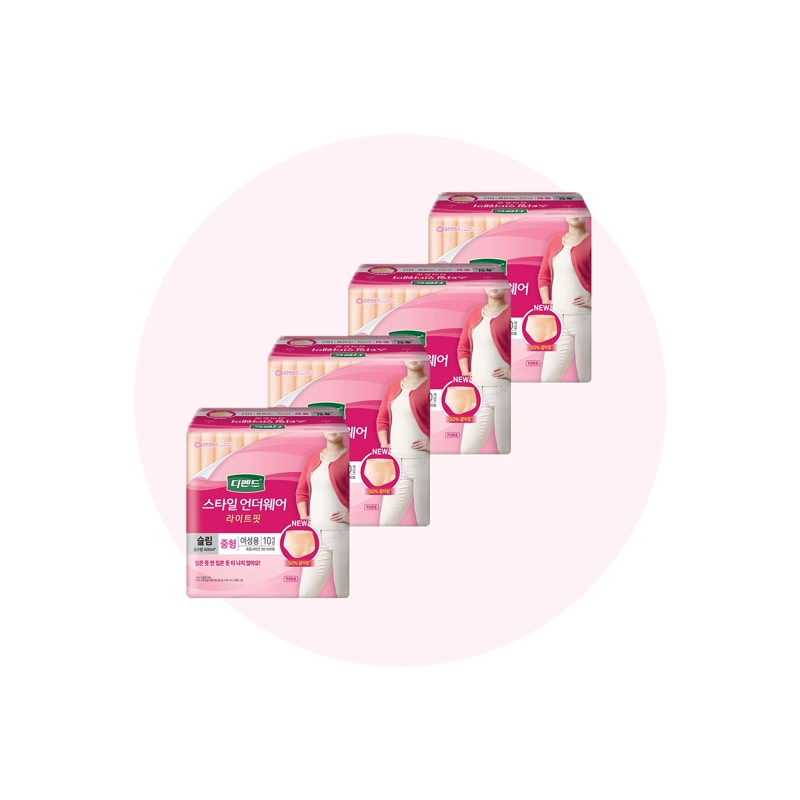 スタイル 下着 ライトフィット レディース 4pk 中/大