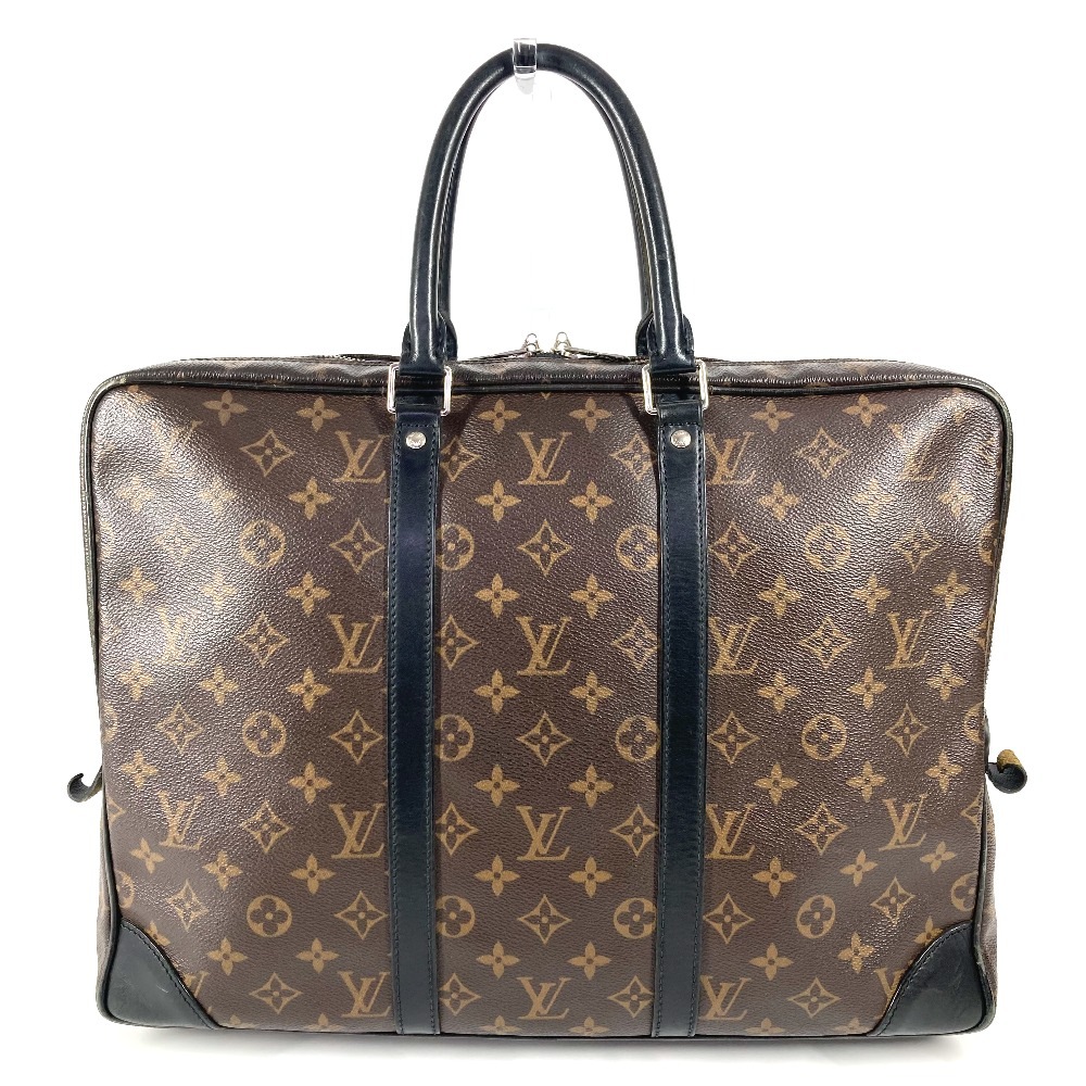 ビジネスバッグ M40225 ポルトドキュマン・ヴォワヤージュ PDV モノグラムマカサー カバン トートバッグ モノグラムマカサーキャンバス ブラウン