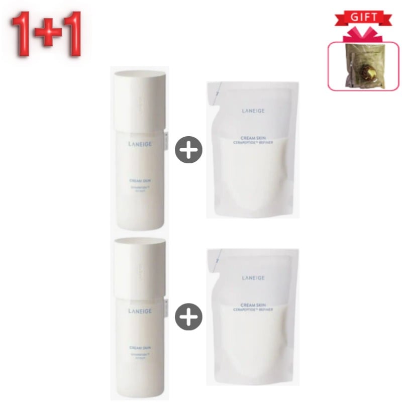 【1+1】 大容量 クリームスキン スペシャルギフトセット 170ml＋リフィル130ml 2個セット 【クリームスキン・JIN・BTS・保湿トナー・スキップケア・水分ケア・軽やか・敏感肌対応】