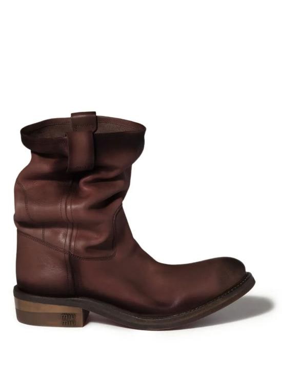 MIU MIU Women Boots 5U680EFA045 5OD F0201 CAFFE