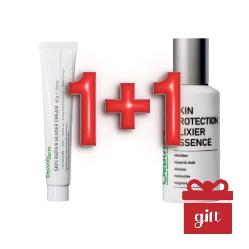 【1+1セット】ゆらぎ肌ケア REPAIR CREAM 45ml + ELIXIER ESSENCE 50ml 敏感肌ケア＆エイジング前の集中保湿