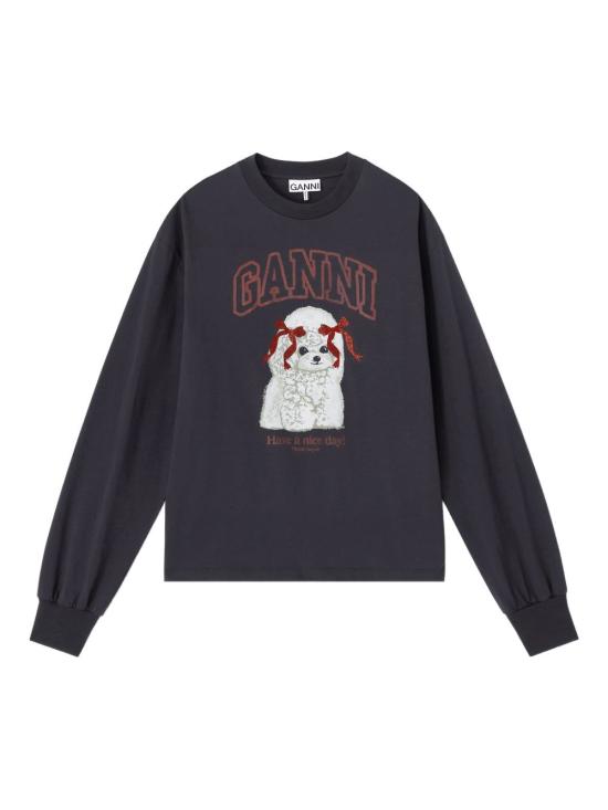 GANNI Women Sweater A1050036 252 BLACK