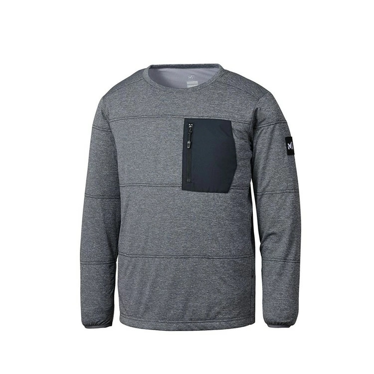 アルファ ライト スウェット II クルー CHARCOAL HEATHER L（日本サイズXL） MIV01902-6342