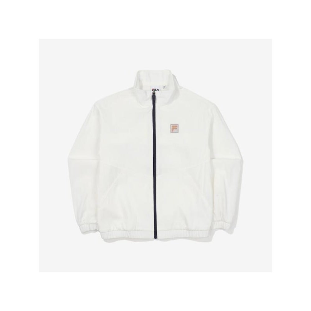 [FILA KIDS] シーサッカーファンクショナルジャケット (FK2JKF2501M_OWH) Q0ZFK2JKF2501MOWH