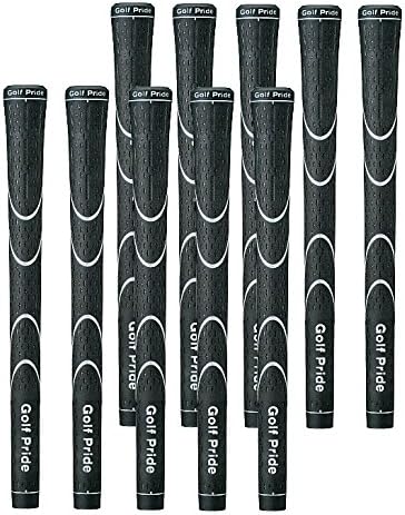 GOLFPRIDE(ゴルフプライド) DAライトラバー バックライン有 E860 ブラック M60X (10本セット)