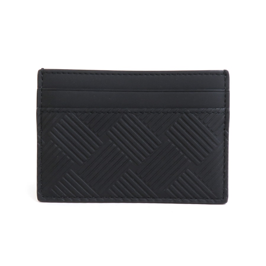 ボッテガヴェネタ BOTTEGAVENETA カードケース パスケース イントレチャート レザー ブラック メンズ t18564g