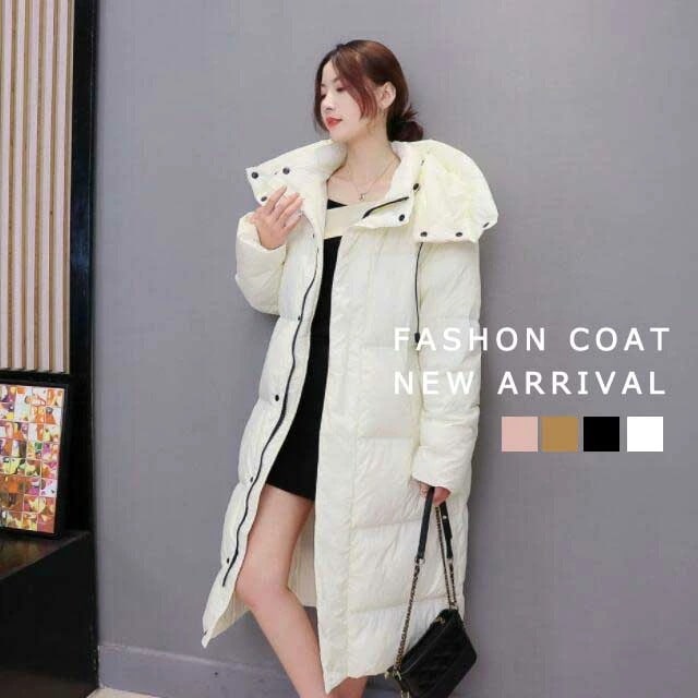 レディース ダウンコート 冬 ロング 厚み あったか 20代 30代 40代 お洒落 高級感 上品 キレイめ ファッション 無地 ４色 ファスナー フード付き アウター 通勤 旅行 ダックダ