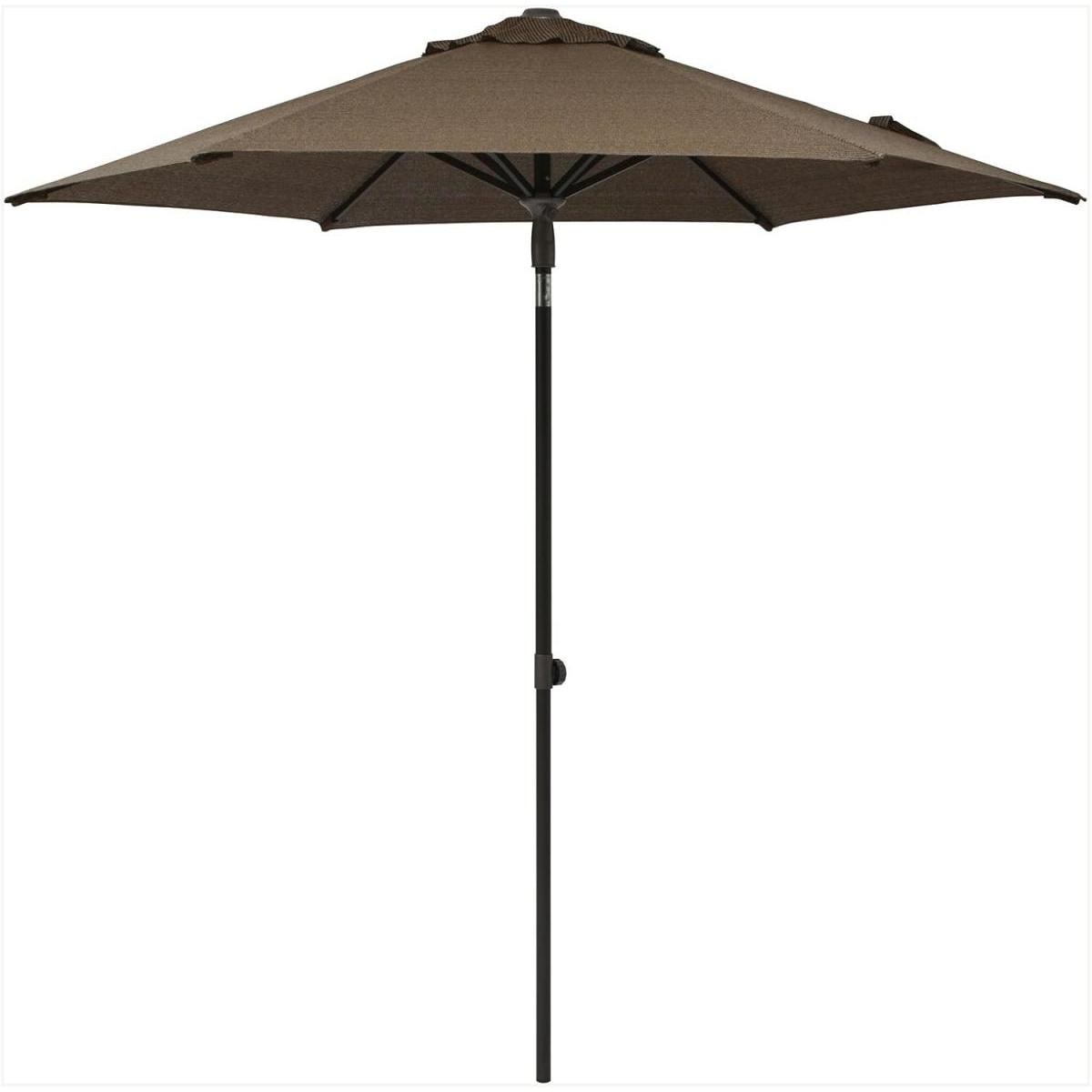 【在庫有・即納】タカショー プッシュアップパラソル 2.5m クールモカ GSTY-P10M ガーデン パラソル UVカット 遮光 シェード生地 日よけ
