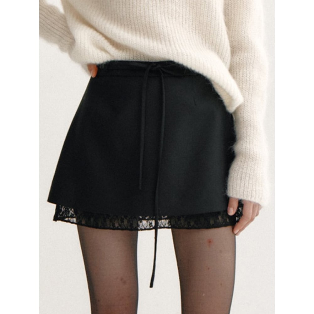 フロールームシエナクロップスカート (2color)