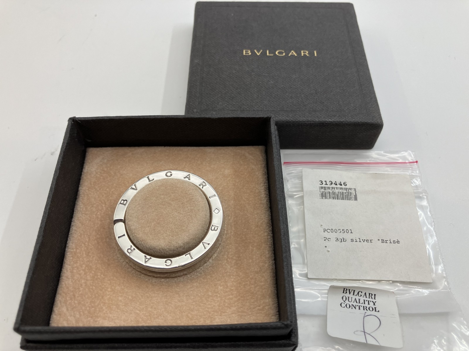 キーリング SV925　直径3.3ｃｍ（1.30 inch）キーケース・キーホルダー　箱付