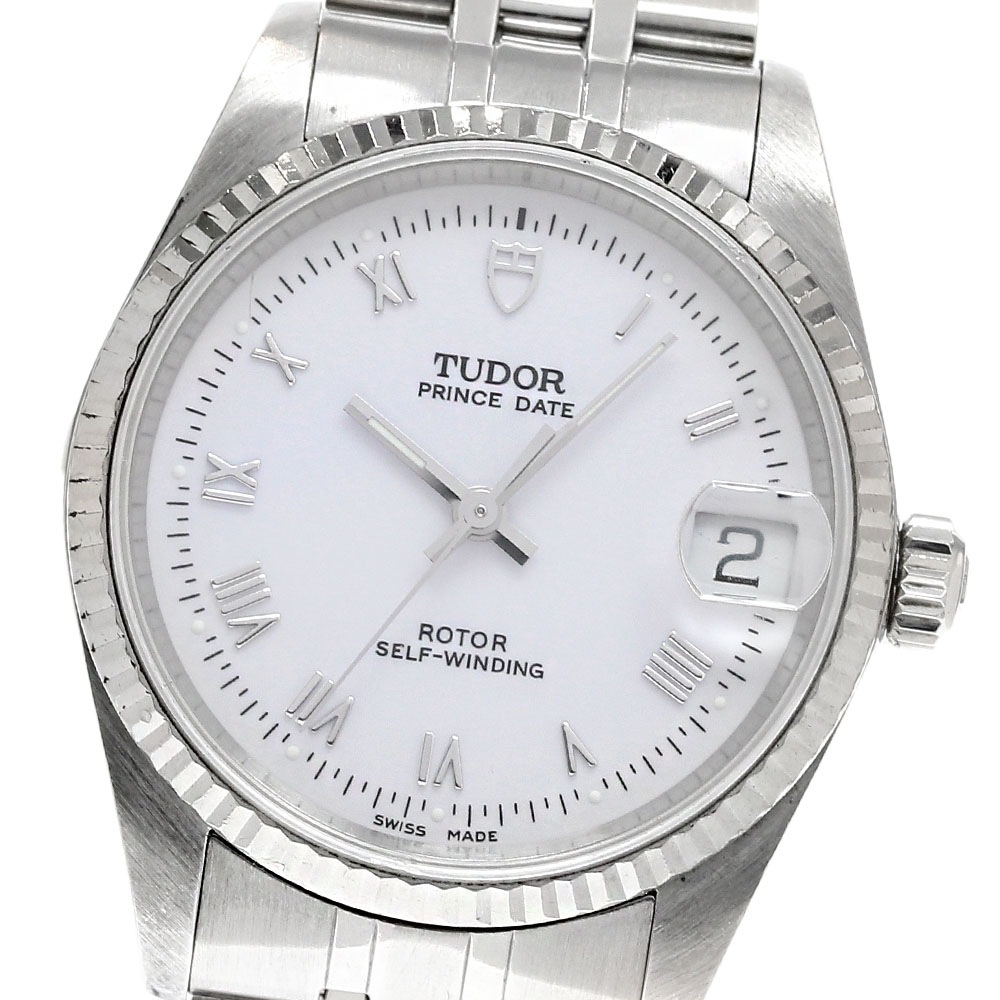 チュードル TUDOR 72034 プリンス デイト WGベゼル 自動巻き ボーイズ _829775【中古】