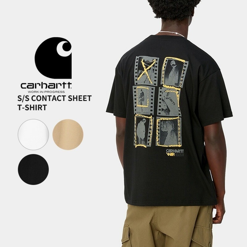 カーハート ダブリューアイピー 半袖 Tシャツ メンズ Carhartt WIP S S CONTACT SHEET T-SHIRT i033178 カットソー トップス tシャツ