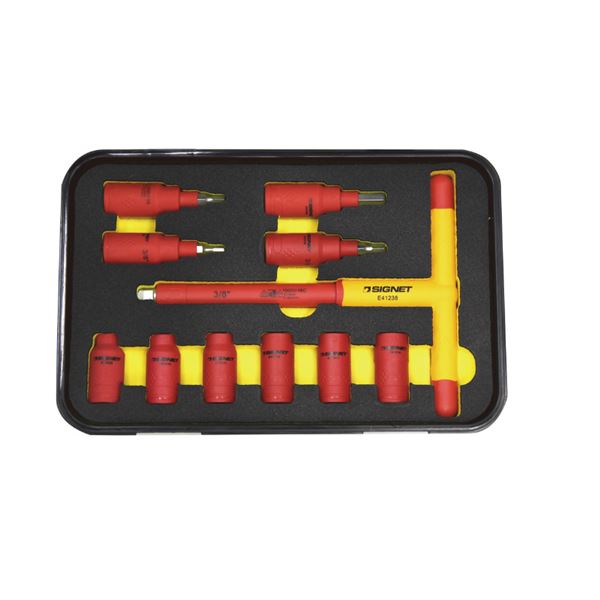 SIGNET（シグネット） E81611 11PCS 3／8DR 絶縁ソケットセット（T型ヘックス）
