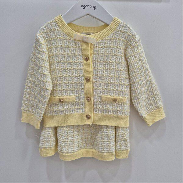 アメルトゥイードニット上下セット 01T133051_CJ 10,950円