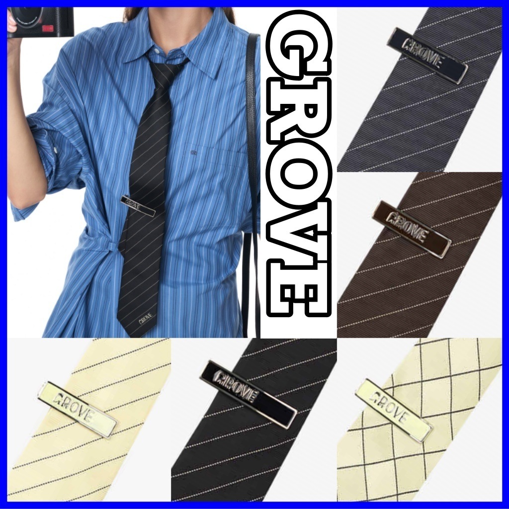 EMBROIDERY TIE&CLIP