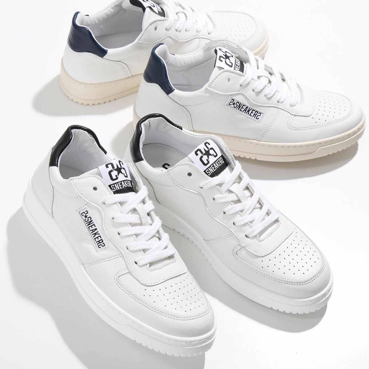 2STAR ツースター スニーカー DUBAI 2SU4115-032-N 2SU4117-034-A メンズ ローカット レザー ラウンドトゥ シューズ 靴 カラー2色