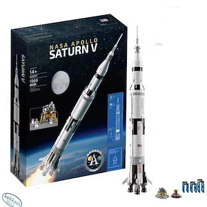 新入荷！ レゴ互換 アイデアズ NASA アポロ サターンV 宇宙モデル ロケット 子供と大人に 科学組み立