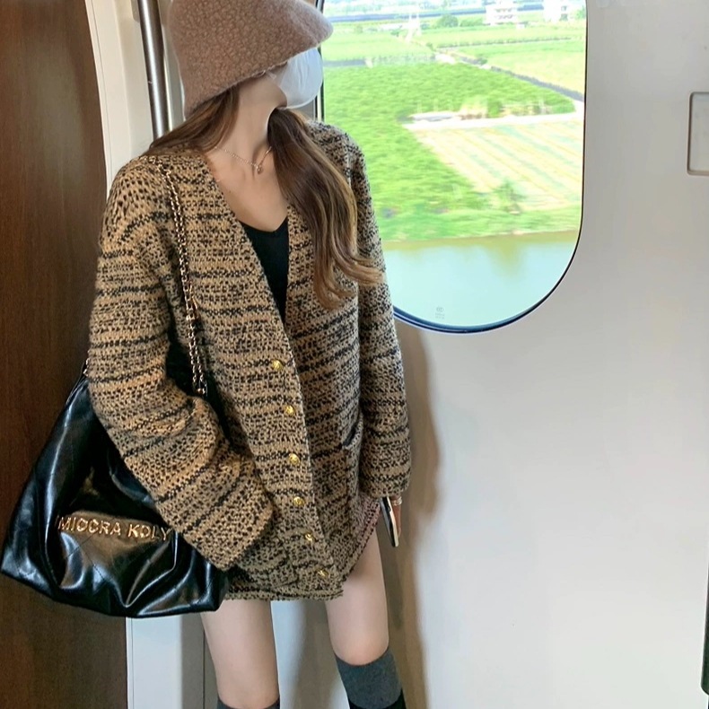 ツイードミドルジャケット