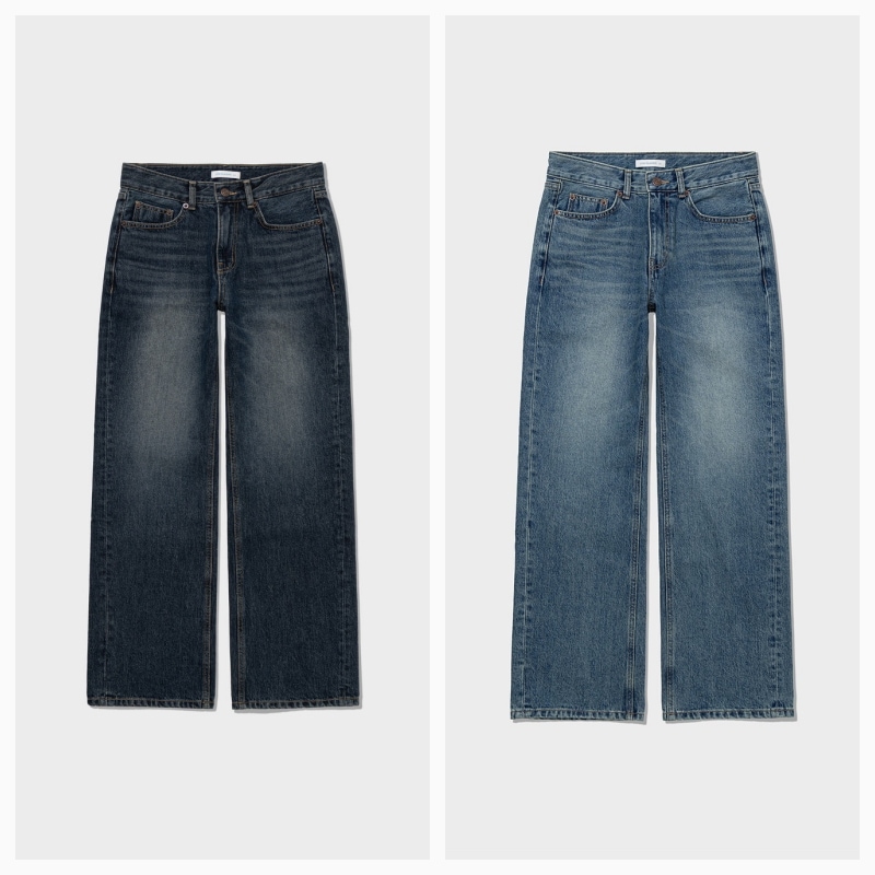 【LOW CLASSIC】26SS LOW-RISE JEANS : 2COLORS