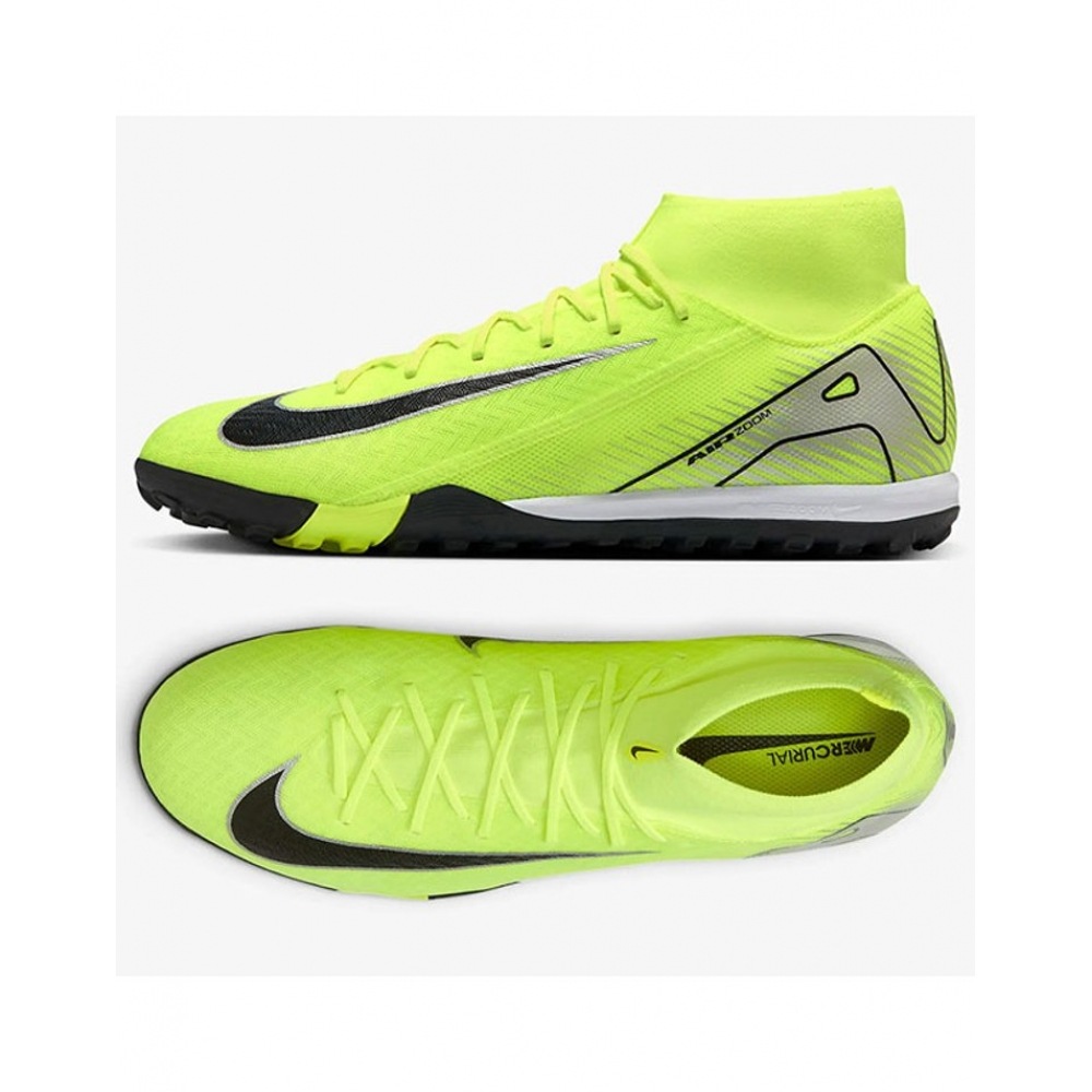 ナイキサッカーシューズマーキュリアルスーパーフライ 10 アカデミー TF FQ8331-700 S2410 フットサルシューズ