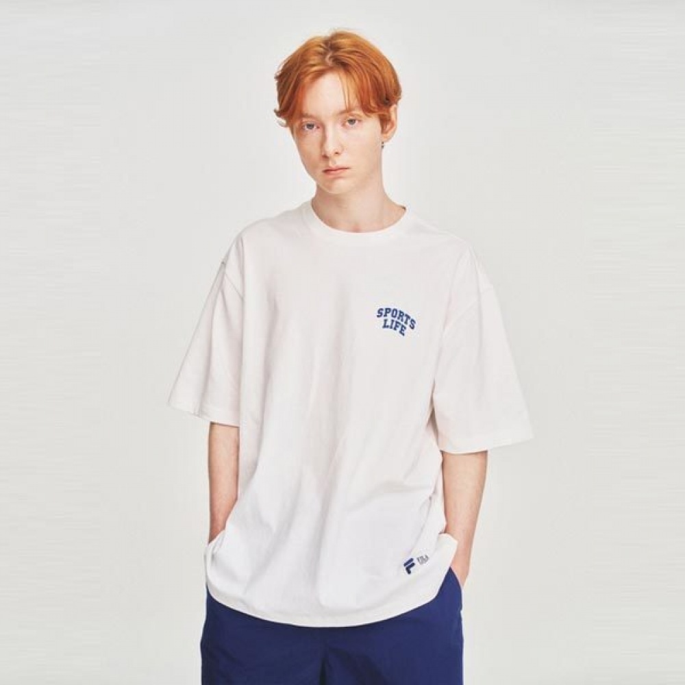 フィラ Sportslife 半袖Tシャツ アーチスモールロゴ