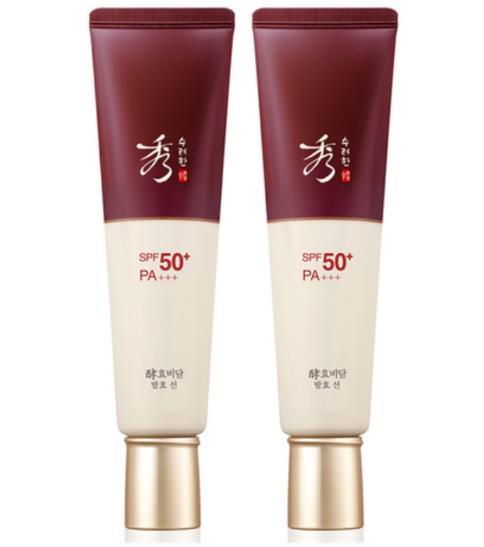 ヒョビダム発酵 日焼け止め SPF50 + PA +++ 60ml 2 個