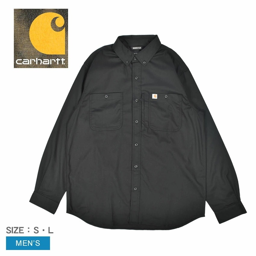 RUGGED WORKWEAR L/S SHIRT 102538 メンズ トップス ウエア 長袖 ブランド ストリート アウトドア シンプル カジュアル ロゴ 無地 ポケット ワークシャツ