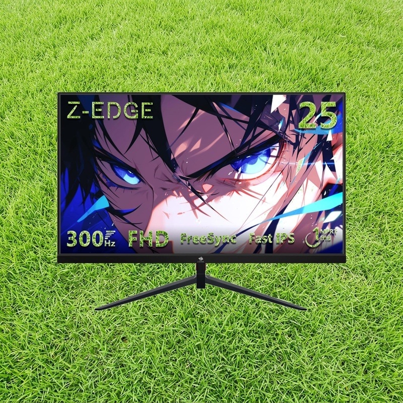 Z Z-Edge(ゼロエッジ) ゲーミングモニター 24.5型 300Hz IPS FHD(1920x1080) 1ms HDR10 AMD FreeSync対応 非光沢 超薄型 HDMI DP フリ