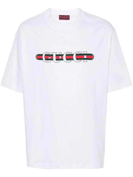GUCCI Men T-Shirts 784361 XJGKB9074 Bianco