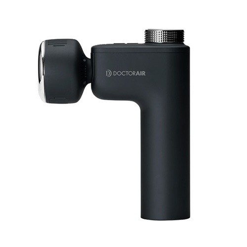 ドクター エア エクサガン ホット＆クール REG-03BK ブラック フェイスケア ボディケア 全身ケア カラダ メンテナンス 温冷機能 毛穴ケア スポーツ ハンディマッサージャー