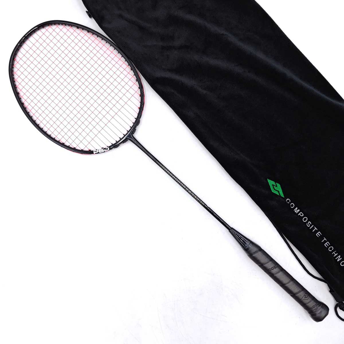 【中古】コンポジットテクノ レスモ NEO P6J バドミントンラケット 4UG6 ブラックエディション COMPOSITE TECHNO