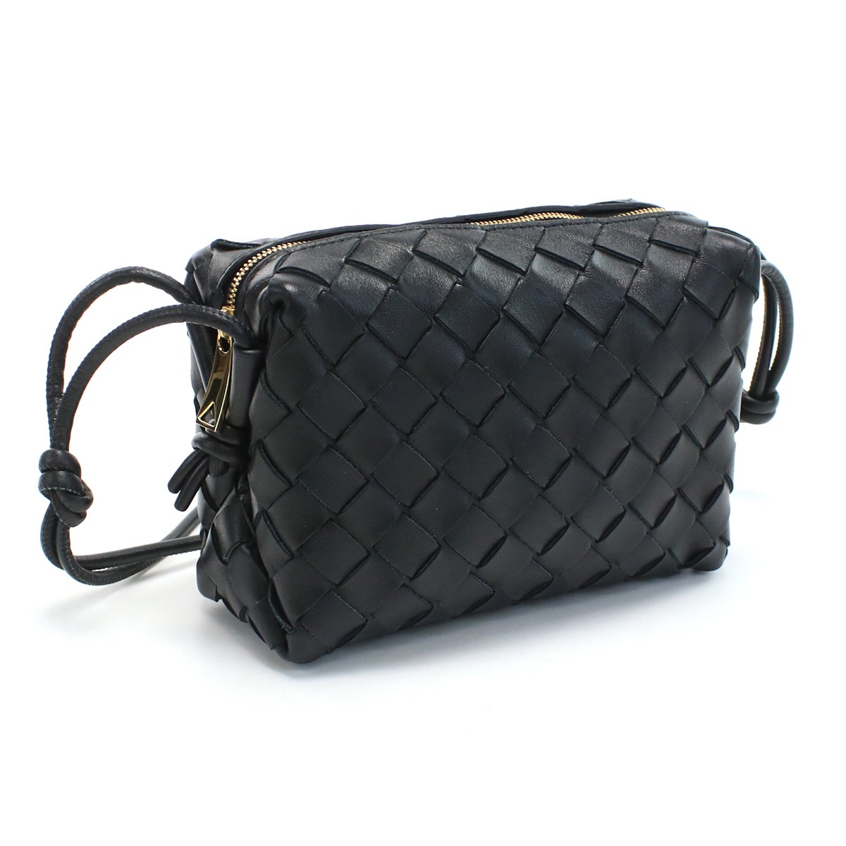 BOTTEGA VENETA ボッテガ・ヴェネタ 680254 斜め掛け ショルダーバッグ ブラック ブラック レディース