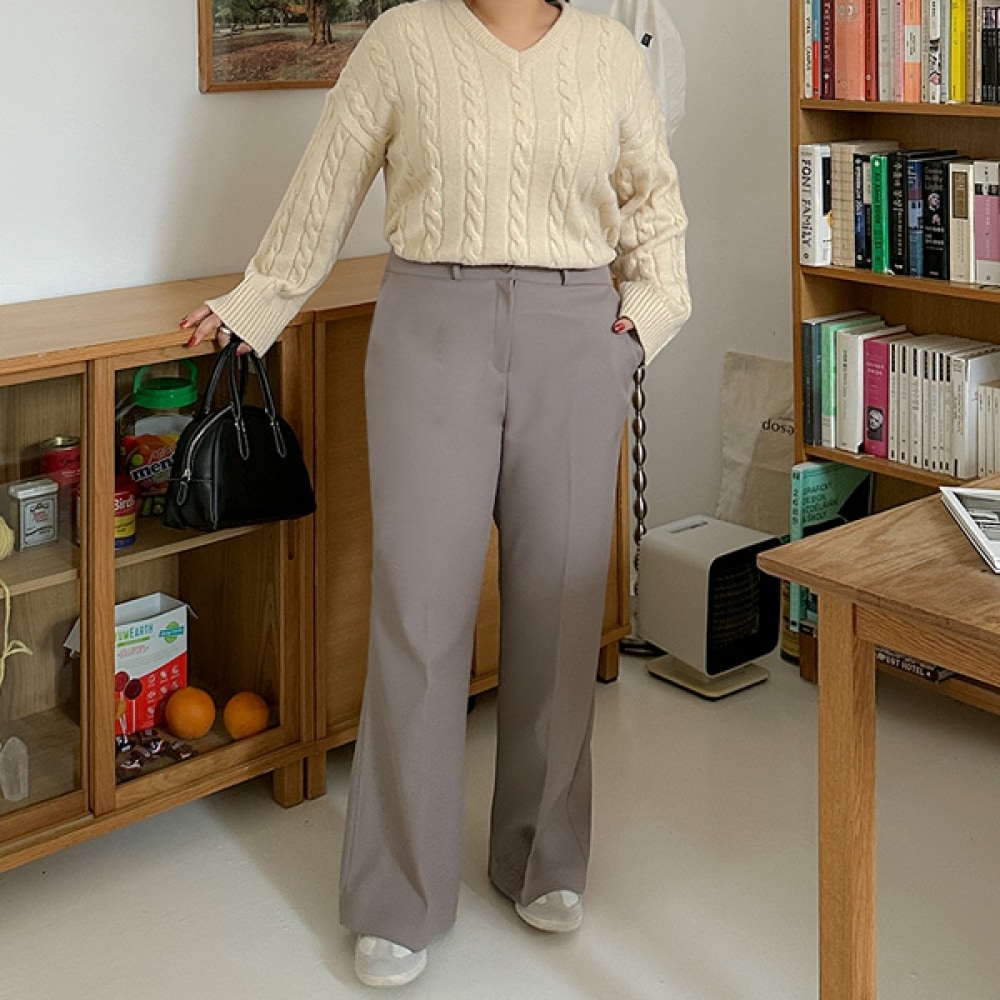 (JSTYLEのイーブレット) イーブレットレモディー起毛ブーツカットスラックスJSTYLE 5,901円