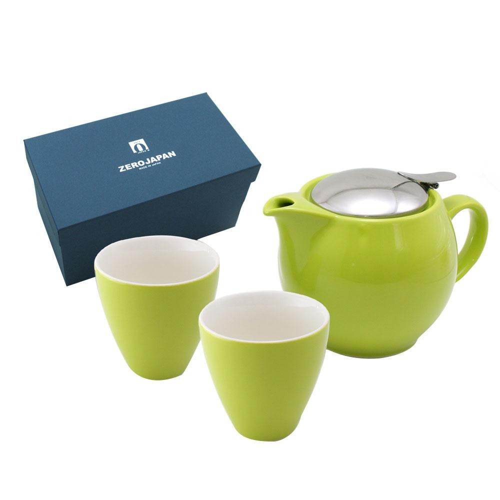 ZERO JAPAN ユニバーサルティーポット3人用+ティーカップトール×2 ZG-002 SEN・煎茶