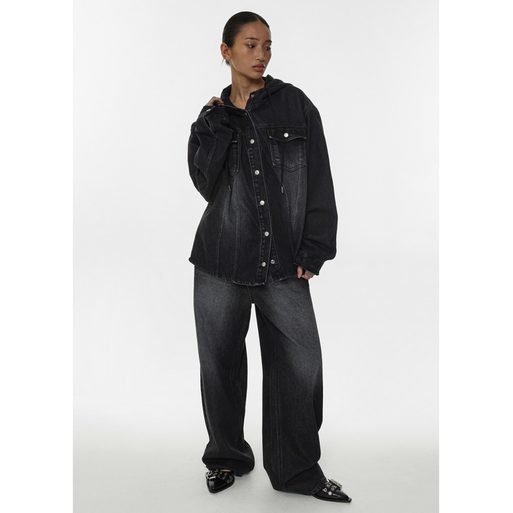 ブラックアップ [MADE] イントロセット-ワイドデニムパンツ