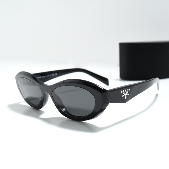 シンボル サングラス メガネ PR 26ZS レディース ユニセックス アセテートフレーム トライアングルロゴ UVカット イレギュラーシェイプ