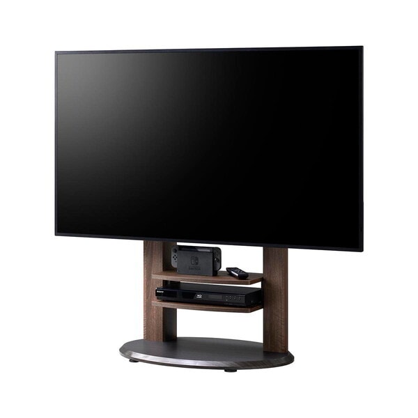 WS-H800-DB キャスター付き壁寄せテレビ台 ダークブラウン