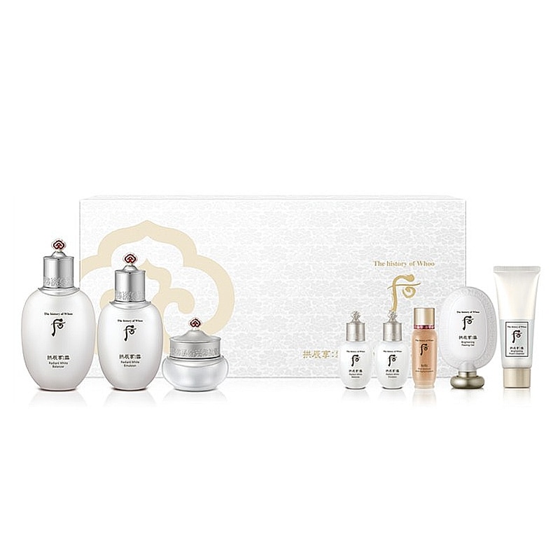 拱辰享(ゴンジンヒャン) 雪　美_白3点企画セット_化粧水+乳液+水分クリーム+サンプル5点付/韓国コスメ