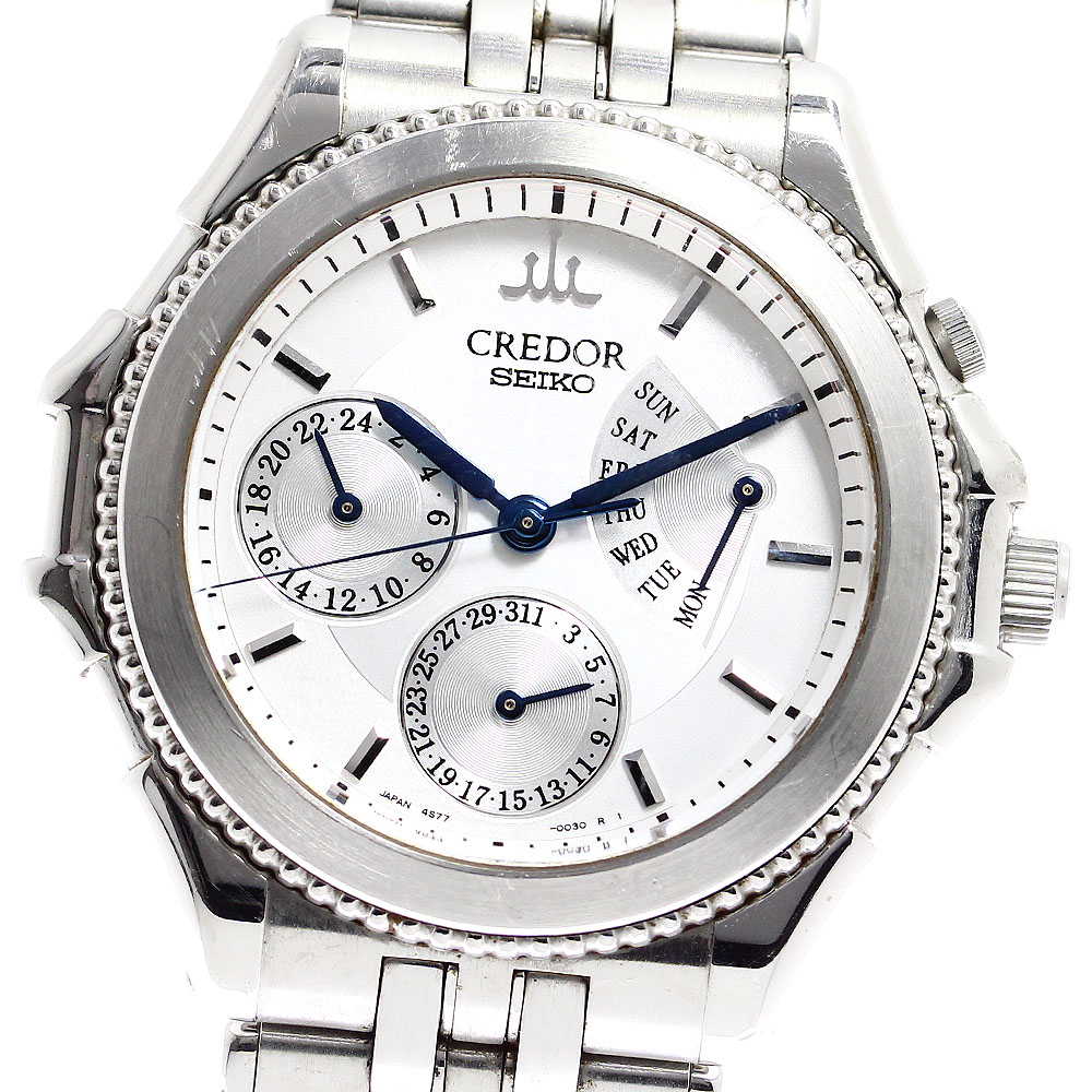 訳あり セイコー SEIKO GCBG997/4S77-0A20 クレドール パシフィーク デイデイト 自動巻き メンズ _794610【中古】 86,735円