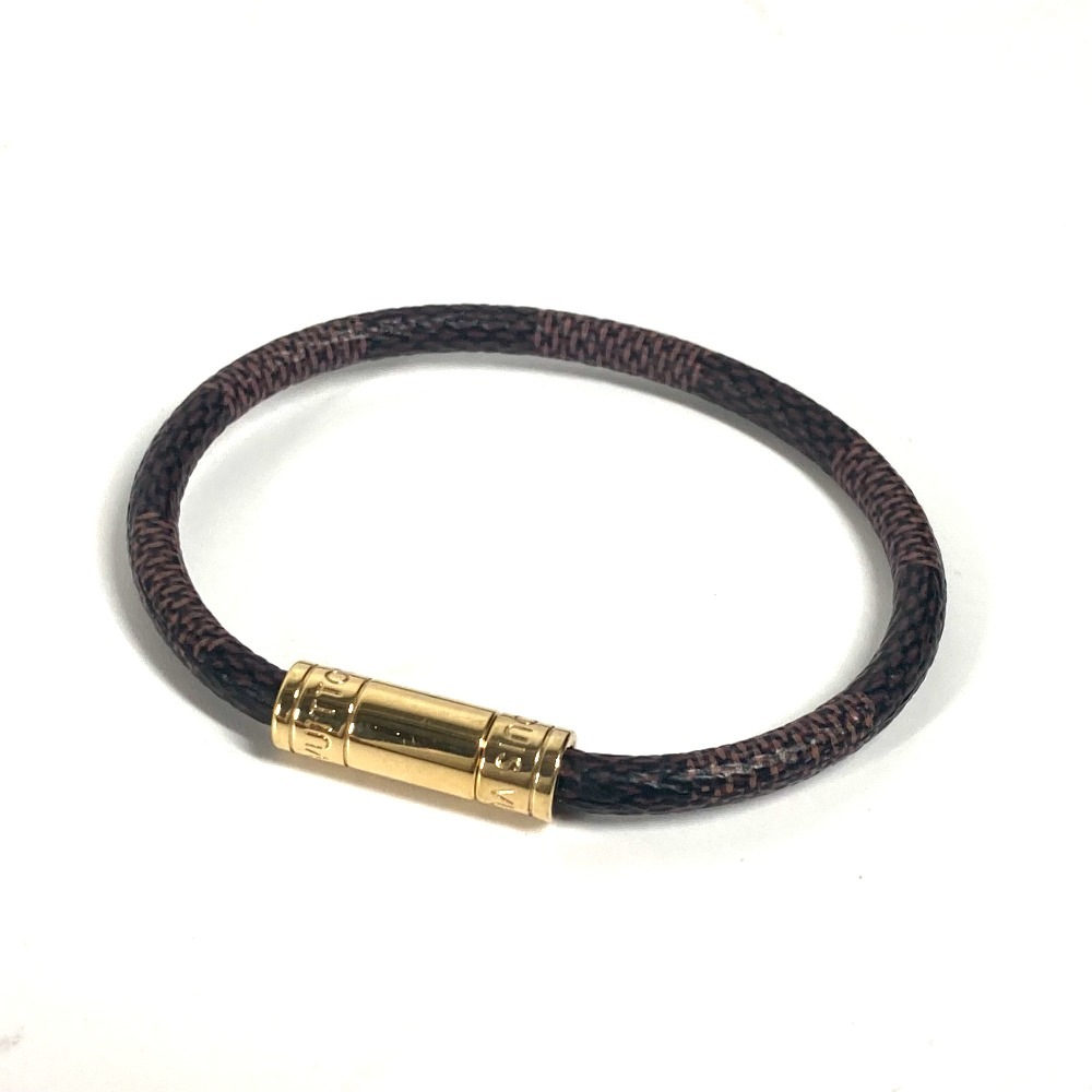 ブレスレット M6139F ブラスレ・キープ イット ダミエ バングル アクセサリー ダミエキャンバス ブラウン