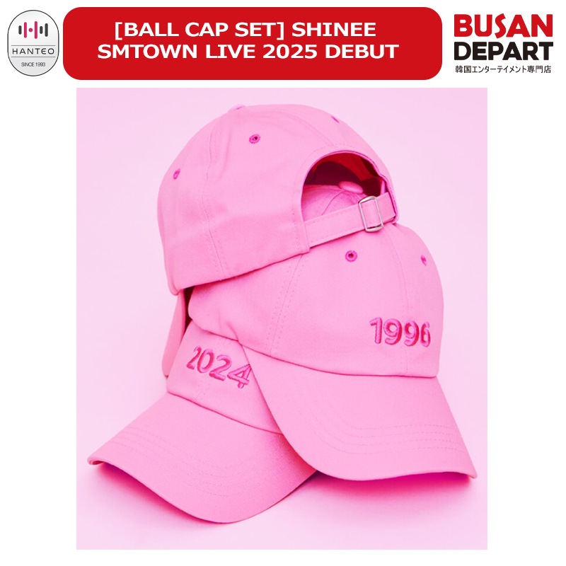 [BALL CAP SET] SHINEE SMTOWN LIVE 2025 DEBUT 公式グッズ