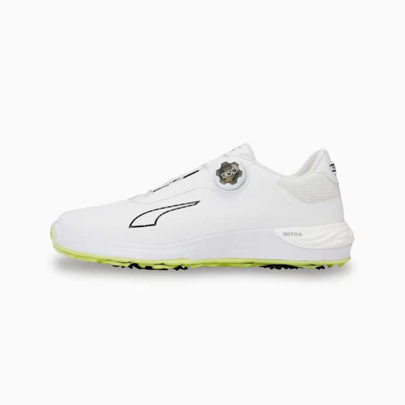 プーマ　ゴルフシューズ パワーアセンドニトロ ディスク スパイクレス [メンズ/26.5cm] PUMA White×PUMA Black×Fizzy Light　31314601_25FW