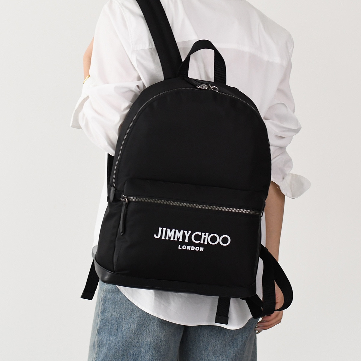 バッグ バックパック WILMER ナイロンバッグパック WILMER DNH レディース ユニセックス ブラック リュック