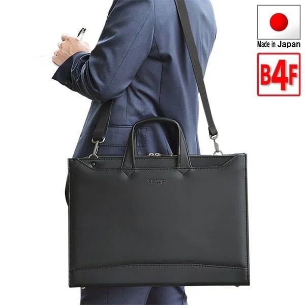 取寄品 ビジネスバッグ ビジネス鞄 日本製 大開き 牛革ニギリ 両アオリ B4F 22345 17,300円