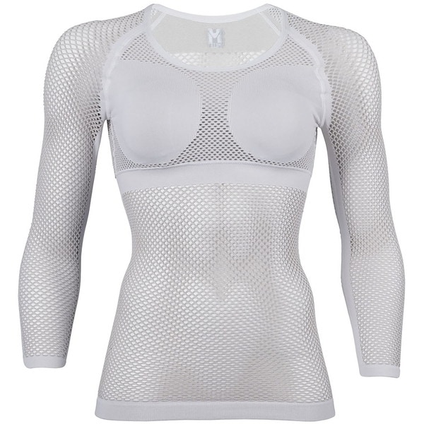 MILLET ミレー LD DRYNAMIC MESH 3／4 SLEEVE アウトドア インナーシャツ M MIV01358-N2601 レディース