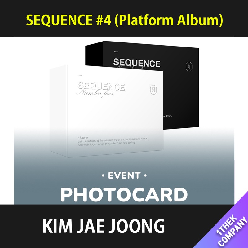 [１０種セット]（hellolive特典）KIM JAE JOONG - SEQUENCE #4 (Platform Album)