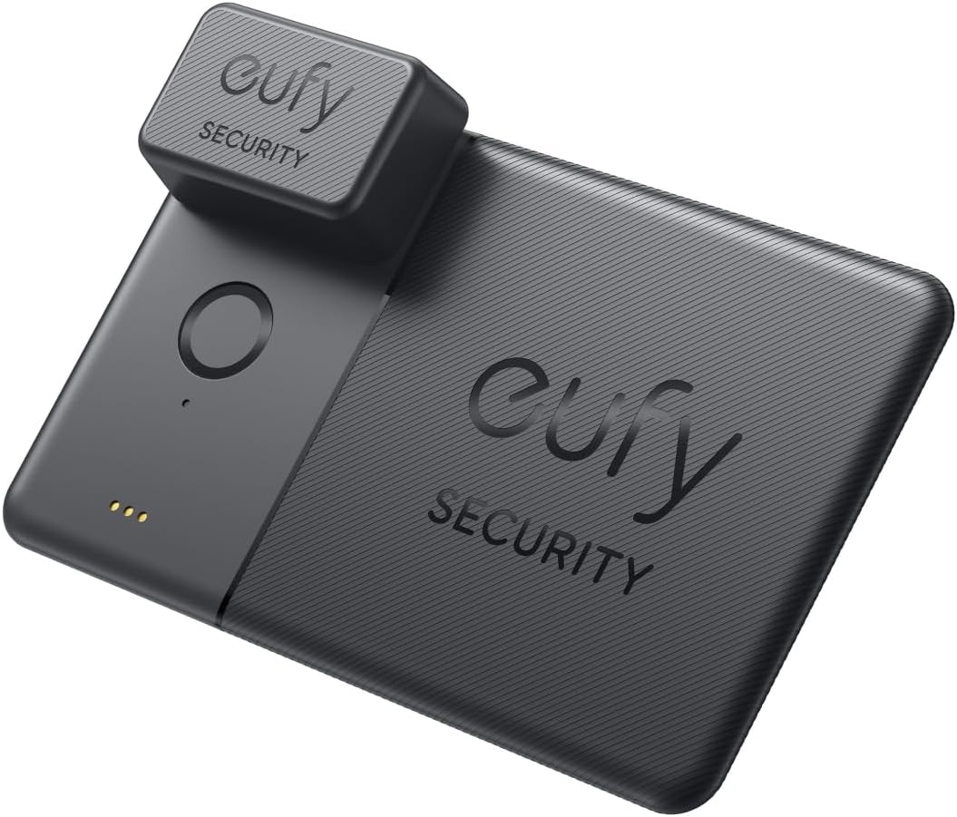 【Eufy】SmartTrack Card E30充電式 紛失防止タグApple「探す」対応